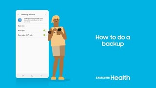 Samsung Health: How to do a backup | Samsung screenshot 3