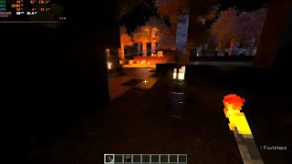 1.24.1 Minecraft Java running Radiance n Iris Shaders