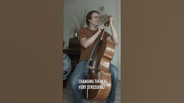 Changing 25 year old Cello Strings #Shorts