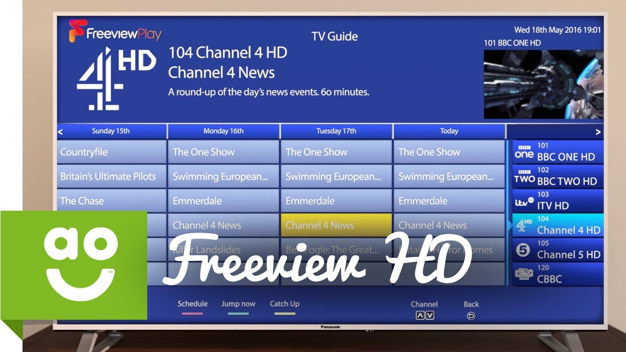How Do I Retune My Panasonic Tv With Built-in Freeview www.youtube.com