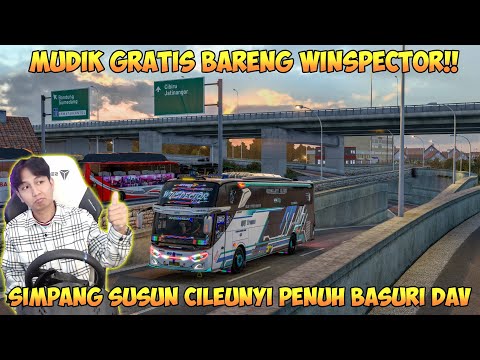 MUDIK GRATIS BARENG WINSPECTOR SERU BANGET PENUH BASURI DAV BIKIN HAPPY PENUMPANG