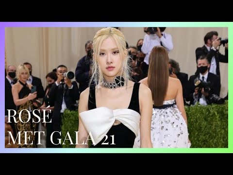 Rosé at the Met Gala 2021