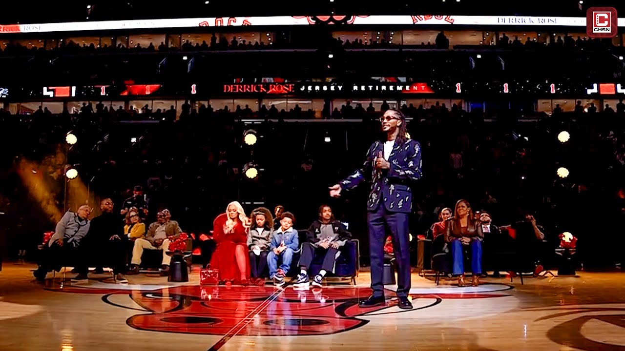 FULL SPEECH: Derrick Rose's Jersey Retirement Speech | CHSN Bulls