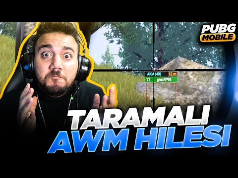 YOK ARTIK! TARAMALI AWM HİLESİ! PUBG Mobile Hile Videoları