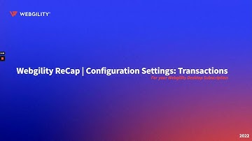 Configuring Transactions for QuickBooks Point of Sale