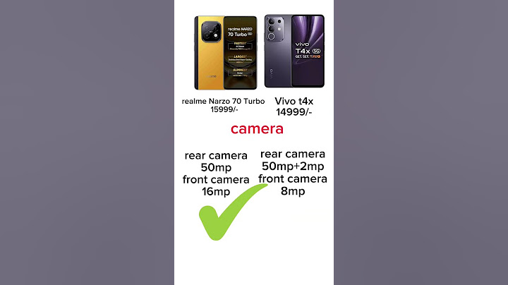 Realme narzo 70 turbo vs Vivo t4x Full comparison | Realme narzo 70 turbo vs Vivo t4x BGMI test😦