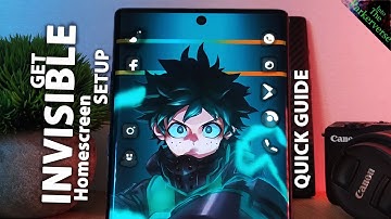 GET INVISIBLE Homescreen Apps! - Clean Up Your Homescreen Setups (Hide Apps) - Android Tutorial 2022