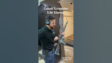 First shots through the brand new Cobalt Kinetics Scrambler 5.56 Silencer.