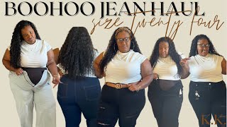 Boohoo Plus Size Jeans - Size 24 Try On Haul - Will They Fit??