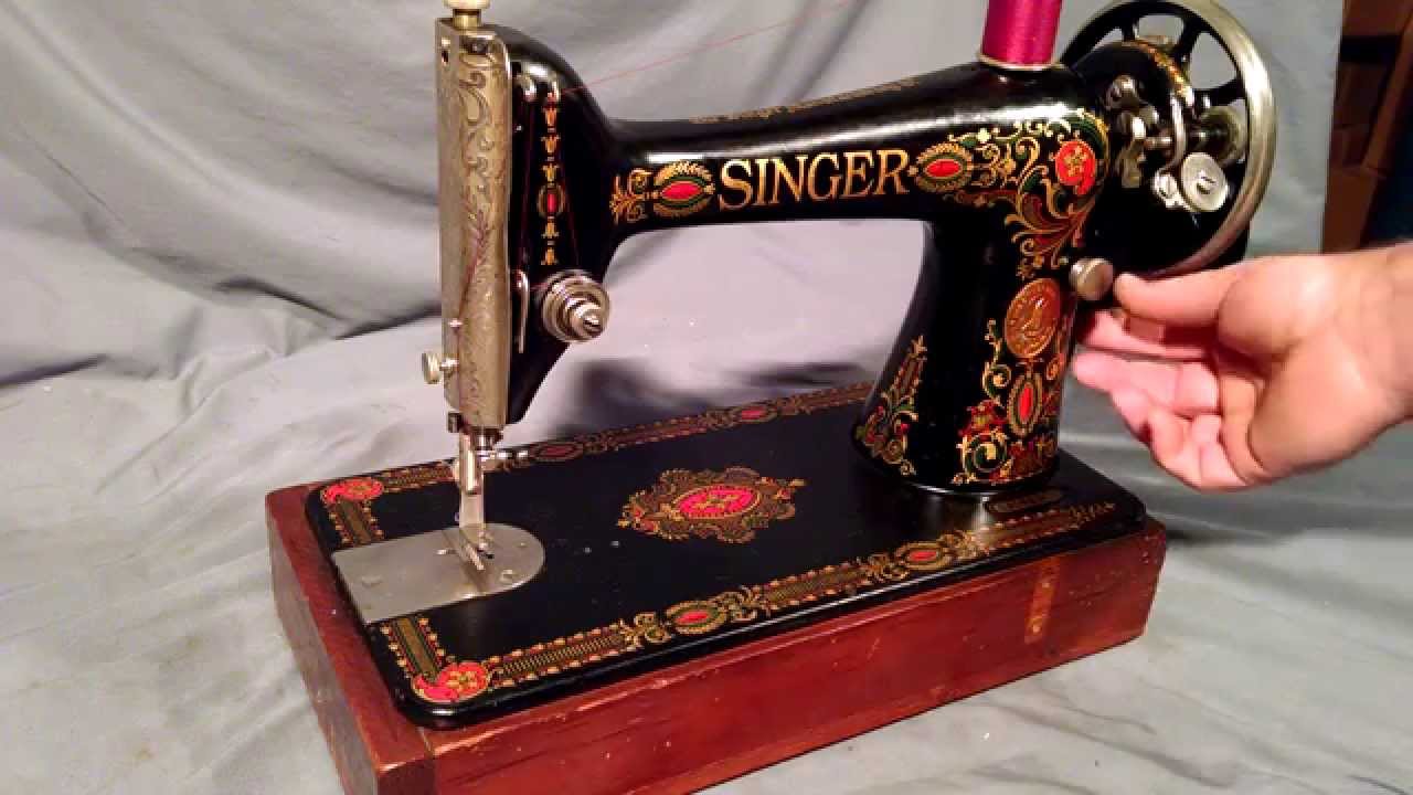 Serviced Antique 1921 Singer 661 Red Eye Treadle Sewing Machine