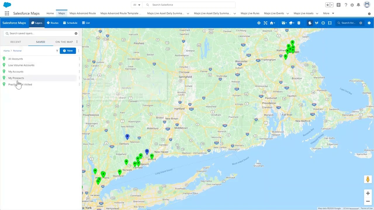 Using Salesforce Maps for Job Shops (Simple Route Planning Walkthrough)