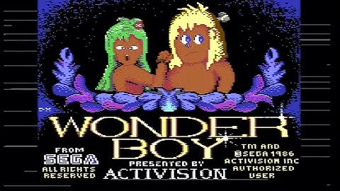 Wonderboy C64 Played Badly (Un-Emulated)