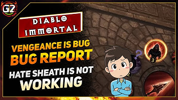 Vengeance is Bug With Buzzard on The Wing | BUG REPORT | Diablo Immortal