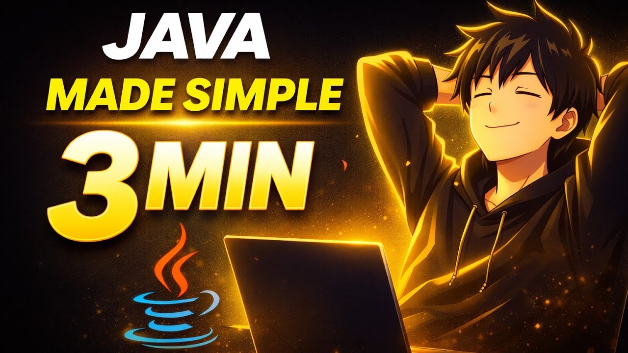 Java Fundamentals in 180 Seconds - YouTube
