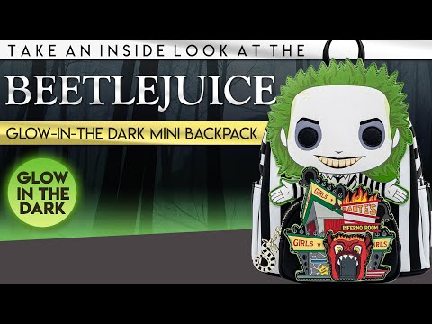 Loungefly Beetlejuice Glow-In-The Dark Funko Dante's Inferno Mini Backpack  