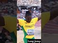 Insane Long Jump from wayne pinnock 😂😅 #shorts #athletics #longjump #youtubeshorts