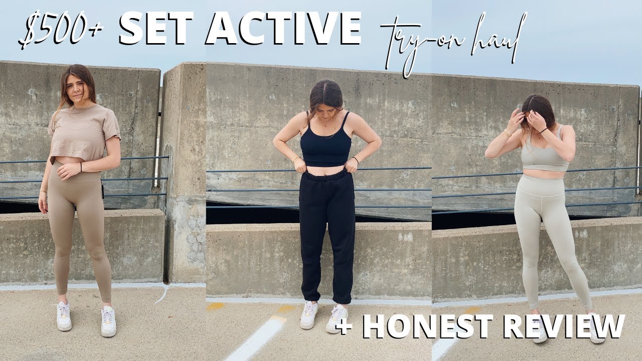 SET ACTIVE (core collection) HONEST TRY-ON HAUL & REVIEW