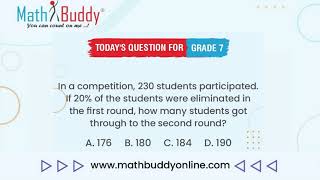 Math Practice Problem Grade 7 Question 180