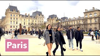 Paris France, Hdr Walking Tour - March 2023 - 4K Hdr 60 Fps