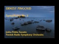 Capture de la vidéo Ernest Pingoud: Symphony No 2 [Saraste-Finnish Rso]