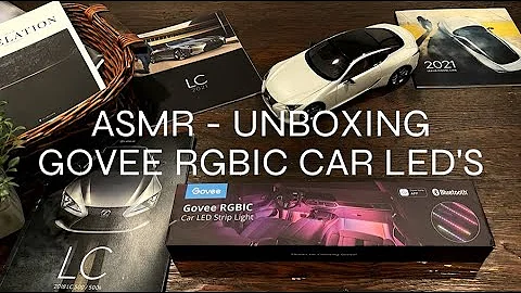 Lexus LC500 | ASMR Unboxing | Govee RGBIC Car LED Strip Light