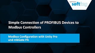 Modbus Configuration with Unity Pro and mbGate PA