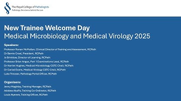 New Trainee Welcome Day 2025 - Medical Microbiology and Medical Virology