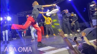 Nigerian artiste, AV & Ghanaian fans go wild at Promise Land performing big thug boys and confession