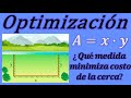 OPTIMIZACIÓN | Problema 3 | ¿Qué dimensiones requeriría la cantidad mínima de cercado si no es...