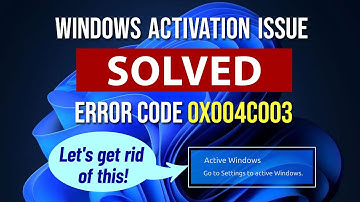 Windows activation issue solved error code 0x004C003