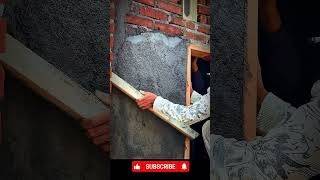 Satisfying Wall Sand Smoothing by Skilled Construction Worker | Perfect Wall Finish