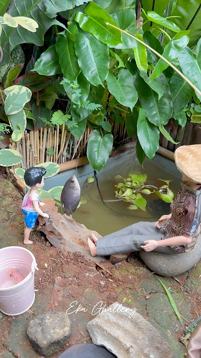 Fishing #barbiejowo #agus #minicooking