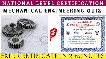 Quiz on Mechanical Engineering | Top Mechanical Engineering Interview Questions With Answers |MechGK