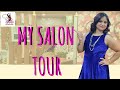 Salon Tour || Complete tour of my Salon || Designed by Me || Interior Design ||  Best Lucknow Salon