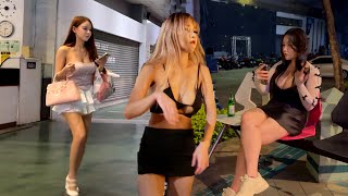 Are Bangkok clubs worth going to? Thailand nightlife street scenes ladies looking around!