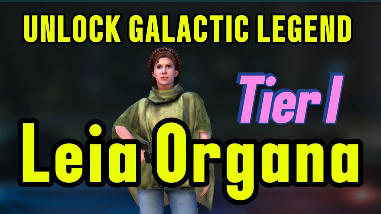 Galactic Legend Leia Journey Tier 1 (3★) | SWGOH
