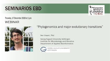 EBD Seminars | Phylogenomics and major evolutionary transitions.