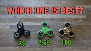 2$ vs 10$ FIDGET SPINNER, which is best?   BuzzFeed Love