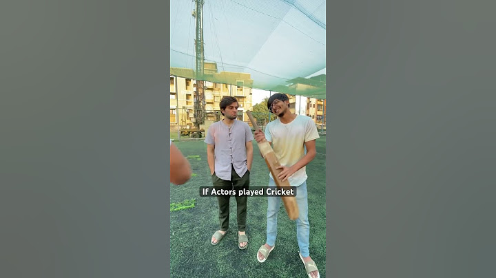 If Actors played Cricket 😂