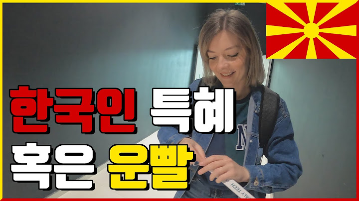 한국인 특혜 혹은 운빨로 모면한 위기  - 🇲🇰 북마케도니아, 스코페 [2]