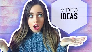 100 VIDEO IDEAS!!