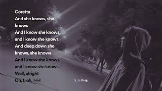 She knows - J.Cole ft. Amber Coffman Y Cults [speed up][lyrics] Resimi