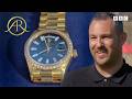 Iconic 1980s Gold Diamond Set Rolex President Watch Worth Five Figures BBC Antiques Roadshow Iconic 1980s Gold Diamond Set Rolex President Watch Worth Five Figures BBC Antiques Roadshow