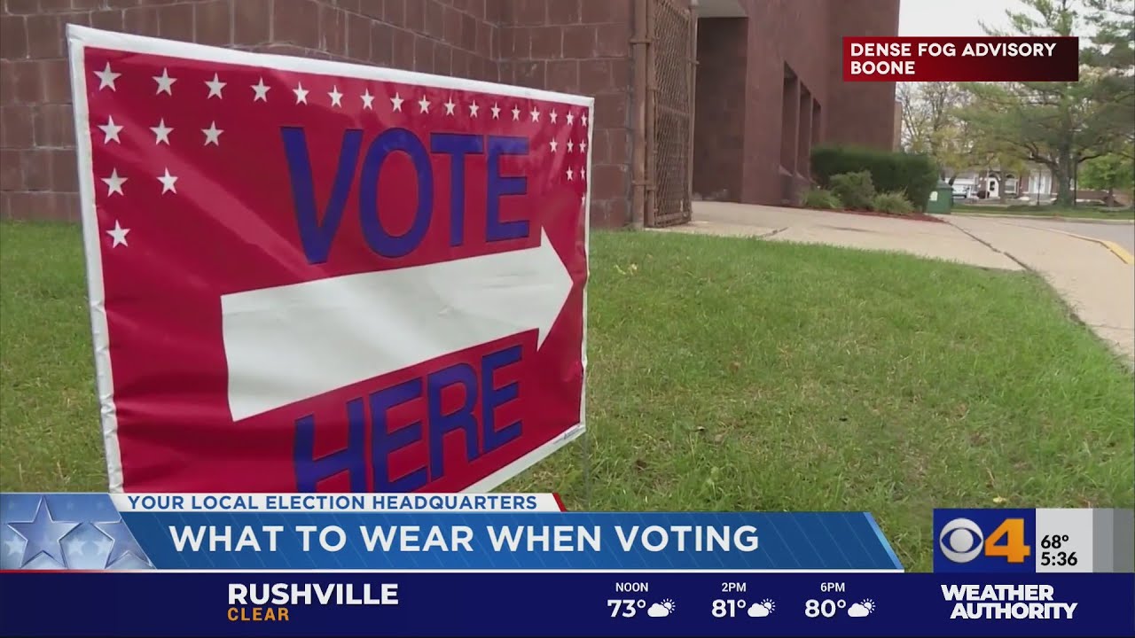 What you can and can't wear to vote YouTube