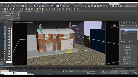 3DsMax Tutorials, Learn 3D Modeling an Exterior of London Street from Scratch in 3dsmax ( Part 7)
