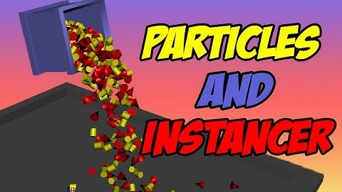 Particles and Instancer tutorial in Maya