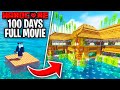 I survived 100 days on a raft in minecraft hardcore