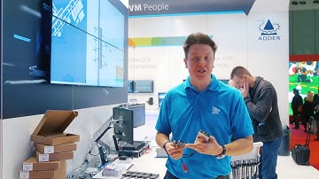 Adder at ISE 2018: ADDERLink INFINITY 100T zero-U KVM