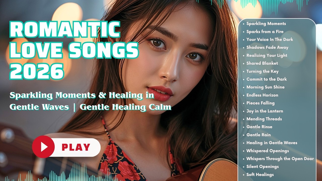 Romantic Love Songs 2026 | Sparkling Moments & Healing in Gentle Waves | Gentle Healing Calm