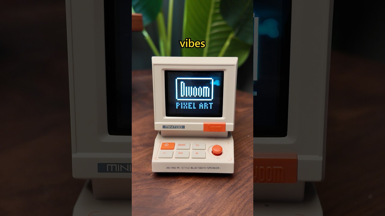 Pixel art speaker that's actually worth it #audio #aesthetic #gadget